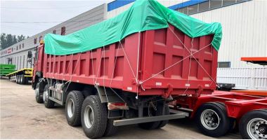 Howo 371 8x4 Dump Truck will be sent to Sudan Port