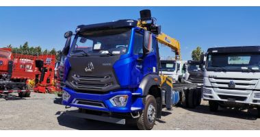 Sinotruk Howo Truck New Model Hohan Side Loader Truck will export to Sudan