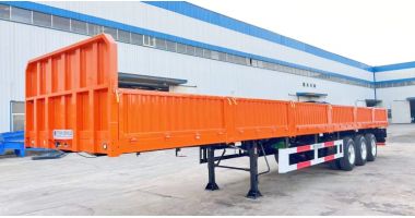 Tri Axle Sidewall Semi Trailer  will sent to Sudan