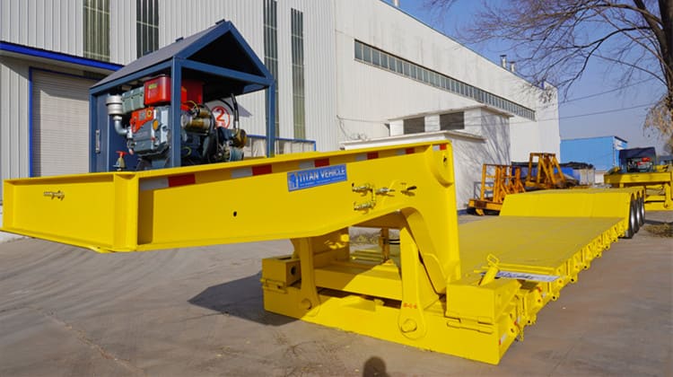 Tri Axle Removable Gooseneck Lowboy Trailer for Sale in Sudan