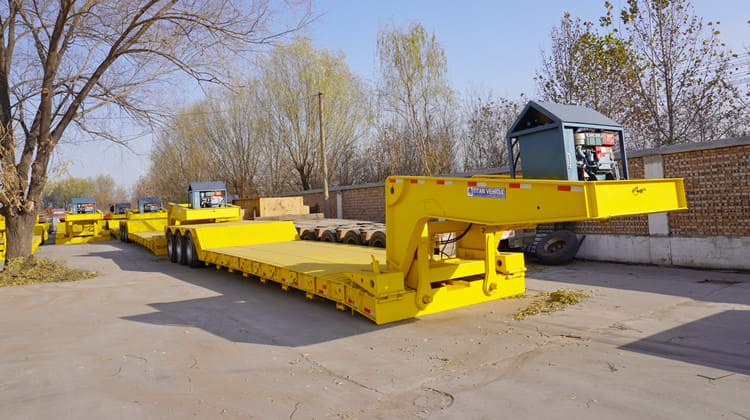 Tri Axle Removable Gooseneck Lowboy Trailer for Sale in Sudan