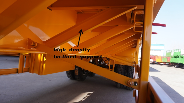 2 Axle 40 Ft Container Flatbed Semi Trailer for Sale in Sudan