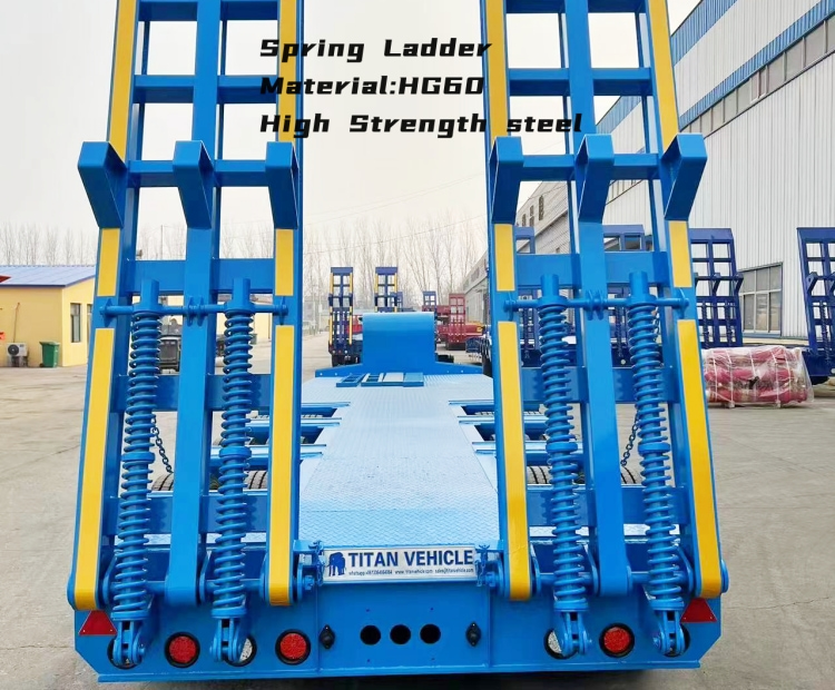 Tri Axle Semi Low Bed Trailer for Sale in Sudan