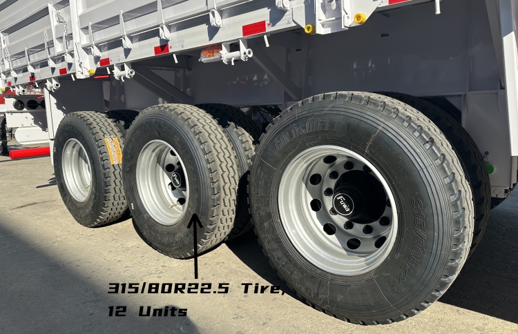 High Sided Bulk Cargo Drop Side Semi Trailers for Sale in Port Sudan
