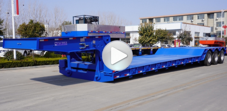 120 Ton Detachable Gooseneck Lowboy Trailers for Sale in Sudan
