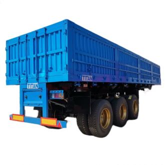 3 Axle Side Dump Semi Trailer