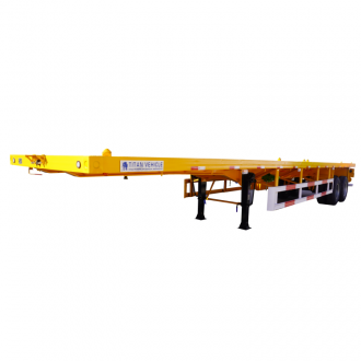 2 Axle 40 Ft Flatbed Semi Trailer