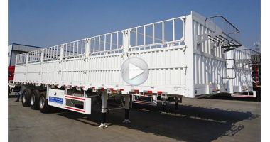 Different fence cargo semi trailers